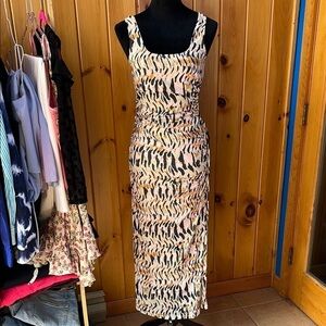 House of‎ Harlow dress Multicolor Sleeveless stretch open side small​​​​​​​